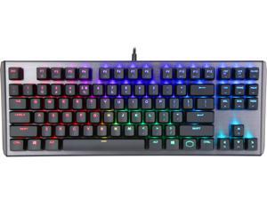 Cooler Master CK530 Tenkeyless Gaming Mechanical Keyboard with Brown Switches, RGB Backlighting, On-the-Fly Controls, and Aluminum Top Plate Cooler Master CK530 Tenkeyless Gaming Mechanical Keyboard with Brown Switches, RGB Backlighting, On-the-Fly Controls, and Aluminum Top Plate