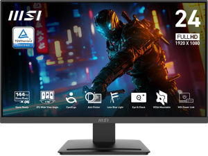 CRUA 24 Monitor Da Gioco Curvo - 165Hz/200Hz - FHD 1920x1080 - 99% SRGB - FreeSync - Filtro Luce Blu - Bianco