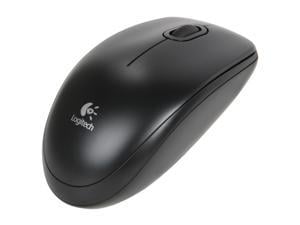 Logitech B100 Corded Mouse - Wired USB Mouse for Computers and laptops, for Right or Left Hand Use, Black