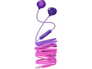 Philips UpBeat SHE2305 Wired Earbuds, Natural Fit, In-line Mic - Radical Purple Philips UpBeat SHE2305 Wired Earbuds, Natural Fit, In-line Mic - Radical Purple
