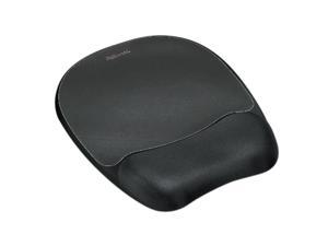 Fellowes Memory Foam Mouse Pad/Wrist Rest- Black 9176501