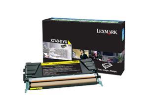Lexmark X748H1YG Return Program Toner Cartridge - Yellow