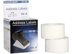 Seiko White Address Labels for Smart Label Printers (SLP-2RL)