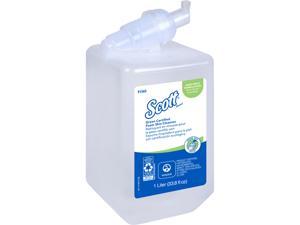 Scott Essential (formerly Kleenex) Green Certified Foaming Hand Soap (91565), Unscented, Clear, 1.0 L Bottles, 6 Units / Case - Same Kleenex.