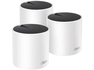 TP-Link Deco X55(3-Pack) AX3000 Whole Home Mesh WiFi 6 System White 
