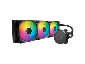 NeweggBusiness - NZXT Kraken RGB 360mm - RL-KR360-W1- AIO RGB CPU Liquid  Cooler - LCD Display - 3 x F120RGB Core Fans Radiator Fans White LGA 1700 /  AM5 Compatible