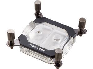 Phanteks Glacier Series C350I CPU Water Block, Nickel-plated Copper Base, Acrylic top with Aluminum cover, RGB LED, Solid-Sku Mounting Bracket - Black Phanteks Glacier Series C350I CPU Water Block, Nickel-plated Copper Base, Acrylic top with Aluminum cover, RGB LED, Solid-Sku Mounting Bracket - Black