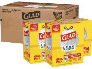 Glad Tall Kitchen Drawstring Trash Bags - CLO78526CT 