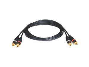Tripp Lite A050-006 6 ft. Gold Audio Cable w/Silver-Plated Center Conductor Male to Male Tripp Lite A050-006 6 ft. Gold Audio Cable w/Silver-Plated Center Conductor Male to Male