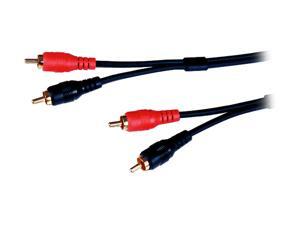 Comprehensive 2PP-2PP-50ST 50 ft. Stereo Gold RCA Audio Cable Male to Male Comprehensive 2PP-2PP-50ST 50 ft. Stereo Gold RCA Audio Cable Male to Male