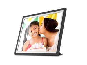 Aluratek Dual-band 2.4Ghz, 5Ghz WiFi 13.5' Touchscreen Digital Photo Frame with 3K Resolution AWS13F