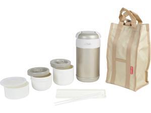 Tiger LWR-A092 Thermal Lunch Box, Champagne Gold Made in Japan Tiger LWR-A092 Thermal Lunch Box, Champagne Gold Made in Japan