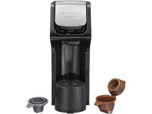 Salton 1 Cup Mini Space Saver Drip Coffee Maker Mug & Reusable Mesh Filter  Box