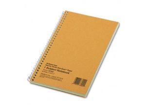 National Subject Wirebound Notebook Narrow Rule 5 x 7 3/4 Green 80 Sheets 33002
