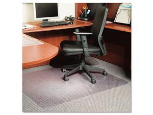 ES Robbins 128371 AnchorBar Multi-Task Intermediate Chair Mat for Carpet- 46w x 60l- Clear