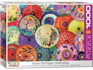Asian Oil Paper Umbrellas 1000 Piece Jigsaw Puzzle