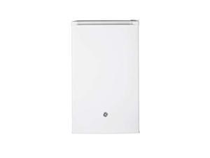 GE Appliances 4.4 Cu Ft Freestanding Compact Refrigerator, White (For Parts) GE Appliances 4.4 Cu Ft Freestanding Compact Refrigerator, White (For Parts)