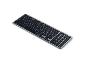 Satechi Aluminum Bluetooth Slim Wireless Keyboard with Numeric Keypad & 4-Device Sync for iMac Pro, iMac, MacBook Pro/Air, MacBook, iPhone X, 8 Plus, 8, iPad Pro, iOS and MacOS Devices Satechi Aluminum Bluetooth Slim Wireless Keyboard with Numeric Keypad & 4-Device Sync for iMac Pro, iMac, MacBook Pro/Air, MacBook, iPhone X, 8 Plus, 8, iPad Pro, iOS and MacOS Devices