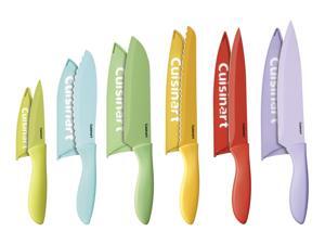 Cuisinart C55-12PCER1 12pc Ceramic Coated Color Knife Set with Blade Guards Cuisinart C55-12PCER1 12pc Ceramic Coated Color Knife Set with Blade Guards
