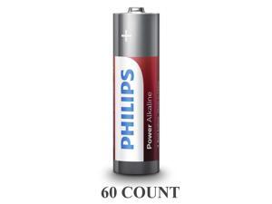 60-Count Philips AAA Batteries LR03 Micro 1.5V Power Alkaline Triple A Battery 60-Count Philips AAA Batteries LR03 Micro 1.5V Power Alkaline Triple A Battery