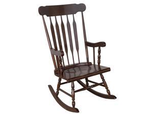 Homcom Patio Furniture Outdoor Garden Home Improvement Homcom Traditional Slat Wood Rocking Chair Indoor Porch Furniture For Patio