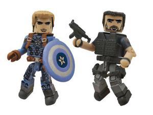 Diamond Select Toys Marvel Minimates Series 55 Captain America The Winter Soldier Stealth Uniform Captain America & Crossbones Action Figure (2-Pack)