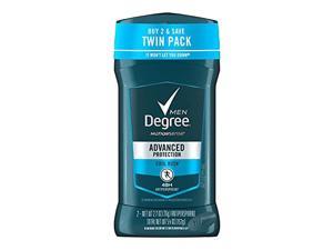 Degree Men Advanced Protection Antiperspirant Deodorant, Cool Rush, 2.7 oz, 2-Pack