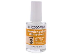 Cuccio Colour Powder Polish Dip System Step 3 - Specially Formulated Resins - Vibrant Finish With Flawless, Rich Color And Durability - Nail Polish.