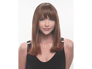 Clip in Bangs Color R6/30H CHOCOLATE COPPER - Hairdo Extensions 9.5' Length Heat Friendly Synthetic Hairpiece Add Bang Fringe