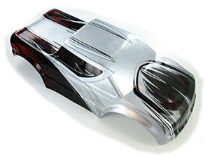 Redcat Racing Monster Truck Body, Silver/Black/Red