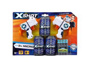 X-Shot Micro Dart Blaster Double Pack Shootout Set by Excel