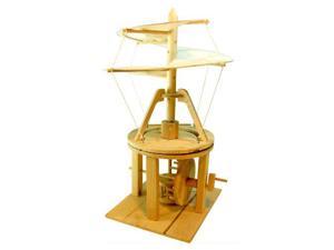 Pathfinders Leonardo da Vinci Premium Aerial Screw (Helicopter Flying Machine) Wood Model Kit