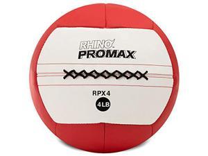 Champion Sports RPX4 Rhino Promax Slam Balls, 4 lb, Soft Shell with Non-Slip Grip, Medicine Wall Exercise Ball for Weightlifting, Plyometrics.