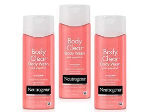 Neutrogena Body Clear Acne Treatment Body Wash with 2% Salicylic Acid Acne Medicine to Prevent Body Breakouts, Pink Grapefruit Shower Gel for Back.