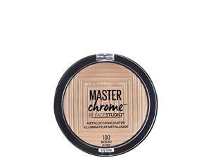 Maybelline Master Chrome Highlighting Powder 100 Molten Gold 8g