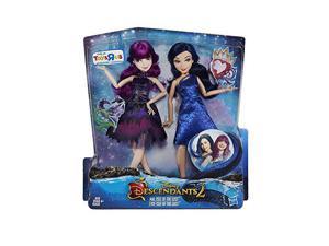 Exclusive Disney Descendants 2 Mal and Evie 2 Pack Doll Set