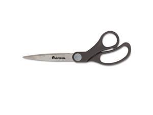 Economy Scissors, 8' Length, Bent Handle, Stainless Steel, Black