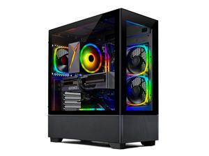  Skytech Gaming Eclipse Lite Gaming PC Desktop – AMD Ryzen 7  7800X3D 4.2 GHz, NVIDIA RTX 4070 Ti, 1TB NVME Gen4 SSD, 32GB DDR5 RAM RGB,  850W Gold PSU, 360mm AIO