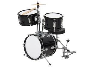 Best Choice Products 3-Piece Kids Beginner Drum Set w/ Sticks, Chair, and Drum Pedal -Black Best Choice Products 3-Piece Kids Beginner Drum Set w/ Sticks, Chair, and Drum Pedal -Black