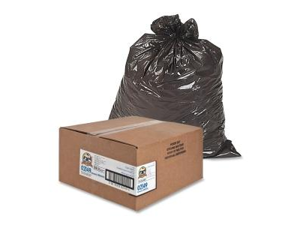 Genuine Joe Heavy-Duty Trash Bags 1.5 Mil 20-30 Gallon 100/CT Black 01532,  1 - Metro Market