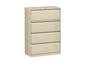 Lorell Lateral File 4-Drawer 36'x18-5/8'x52-1/2' Putty 60444