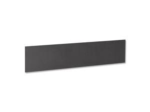 Lorell Essentials Series Hutch Tackboards - 16.50' Height x 56.75' Width - Black Fabric Surface - Laminated - 1 / Each