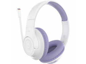 Belkin SoundForm Inspire Wireless Over-Ear Headset for Kids - Stereo - Mini-phone (3.5mm) - Wired/Wireless - Bluetooth - 30 ft - Over-the-ear, On-ear - Binaural - Ear-cup - Lavender