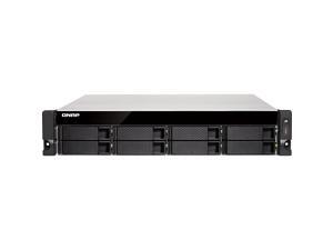 QNAP TS-863XU-RP-4G-US 2U 8-Bay AMD 64bit x86-based NAS iSCSI/IP-SAN, Quad Core 2.0GHz, 4GB RAM, 4 x 1GbE, 1 x 10GbE (10GBASE-T), Redundant PSU QNAP TS-863XU-RP-4G-US 2U 8-Bay AMD 64bit x86-based NAS iSCSI/IP-SAN, Quad Core 2.0GHz, 4GB RAM, 4 x 1GbE, 1 x 10GbE (10GBASE-T), Redundant PSU
