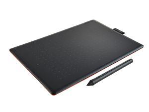 WACOM One By CTL-672/K0-CX Medium 8.5-inch x 5.3-inch Graphic Tablet Pen Pressure Levels 2048 (Red and Black) WACOM One By CTL-672/K0-CX Medium 8.5-inch x 5.3-inch Graphic Tablet Pen Pressure Levels 2048 (Red and Black)