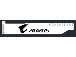 Corn Electronics Universal 11 Colors Remote Control LED Acrylic GPU Brace 11'' - AORUS Corn Electronics Universal 11 Colors Remote Control LED Acrylic GPU Brace 11'' - AORUS