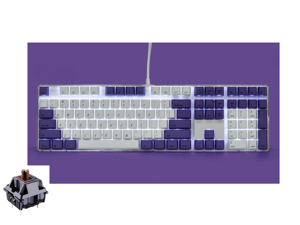 Zxcvlina-OFC 87 Keys Wireless Bluetooth 3.0 USB Wired Mechanical Gaming Keyboard for Gamers and Typists Windows PC Office Gamer Color : Black, Size : Brown Switch
