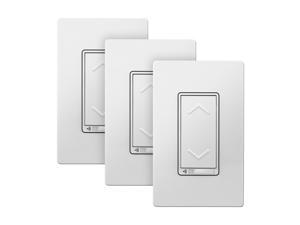 TOPGREENER Smart Wi-Fi Dimmer Switch, In-Wall Installation, Single Pole, NEUTRAL Wire Required, 3 Pack