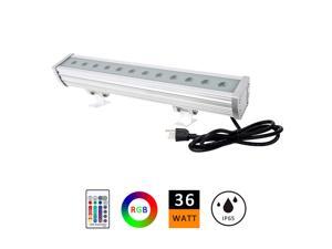 36W RGB LED Wall Washer Lights, Plug and Play with Hand Remote Control, IP65 For Outdoor Weather Resistance, RGB Colors for DJ Stage, Parties, Church Lighting 36W RGB LED Wall Washer Lights, Plug and Play with Hand Remote Control, IP65 For Outdoor Weather Resistance, RGB Colors for DJ Stage, Parties, Church Lighting