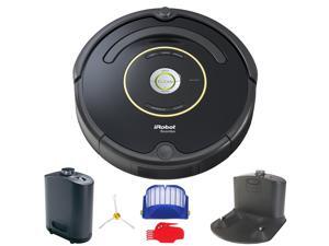 Refurbished: iRobot Roomba 650 Robotic Vacuum Cleaner, Vacuuming Robot with Accessories (Silver/Black) 